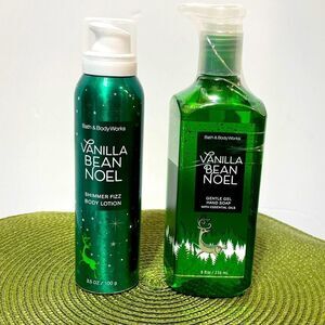 Bath & Body Works Vanilla Bean Noel set of 2 NWT